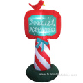 Holiday inflatable lamp Post for Christmas party decoration